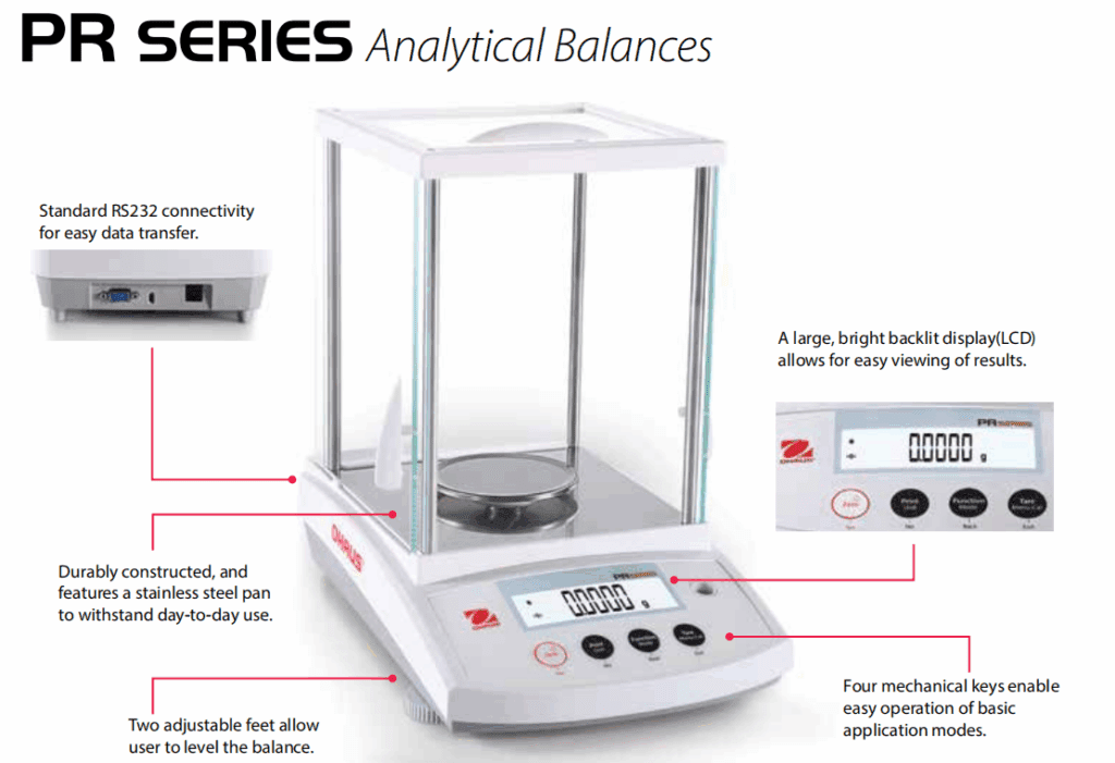 Ohaus electronic balance