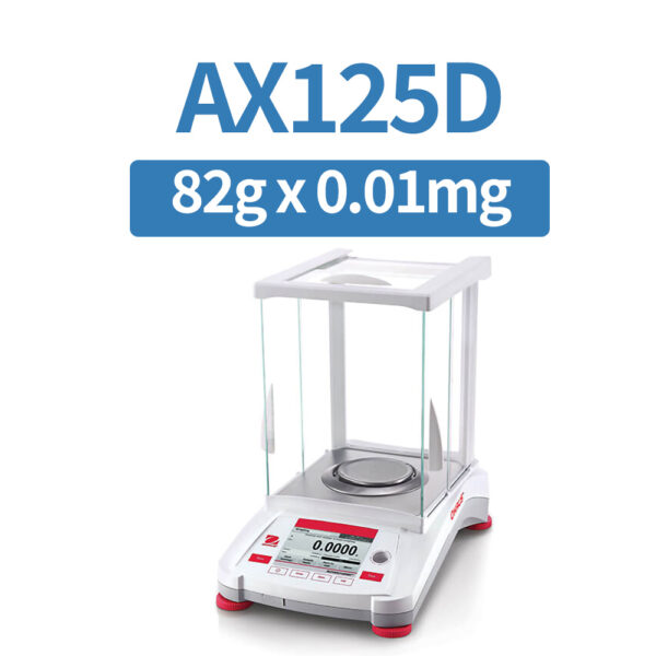 OHAUS AX125D Microbalance, 120 g x 0.01 mg