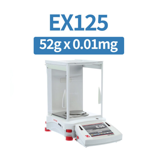 OHAUS EX125 Microbalance, 120 g x 0.01 mg