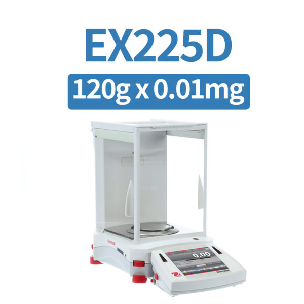 OHAUS EX225D Microbalance, 220 g x 0.01 mg