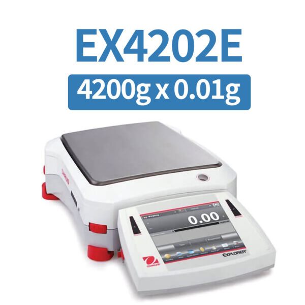 OHAUS EX4202E Precision Balance, 4200 g x 0.01 g, External Calibration