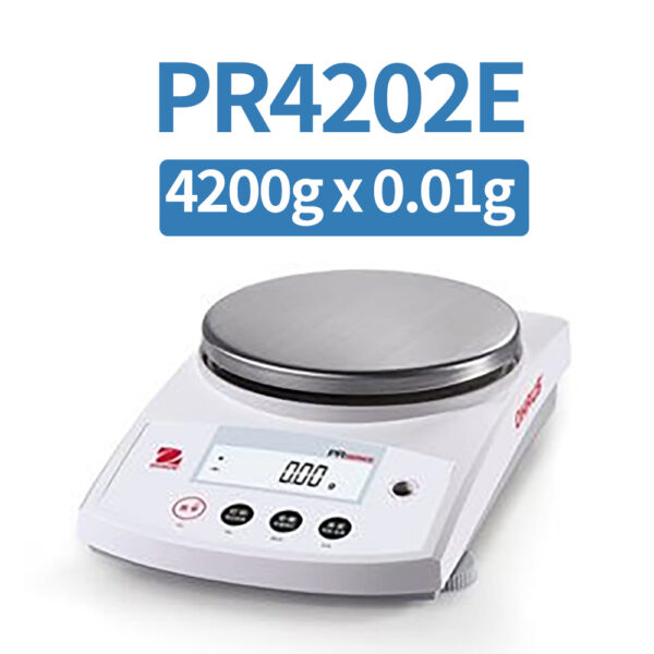 OHAUS PR4202E Precision Balance, 4200 g x 0.01 g, External Calibration