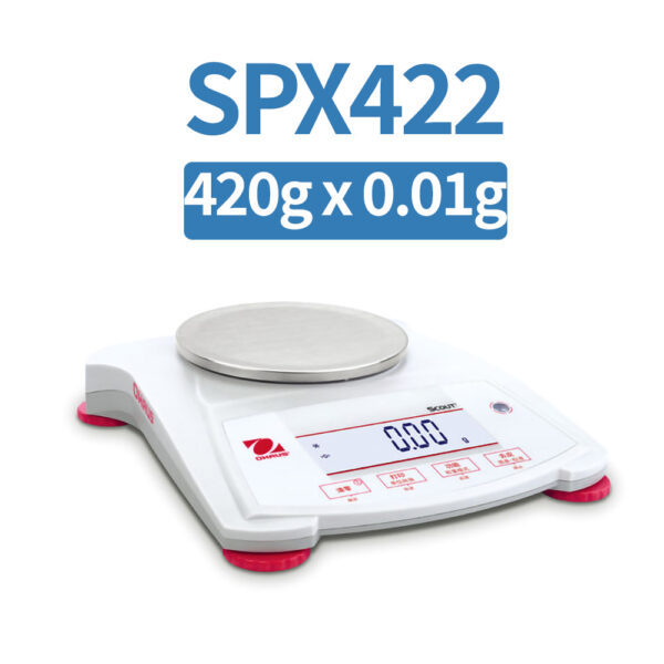 OHAUS SPX422 Portable Balance, 420 g x 0.01 g, Class II