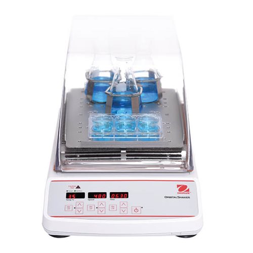 OHAUS Incubating Mini Plate Shaker with Lid ISLDMPHDGL, 230V, Digital - Image 6