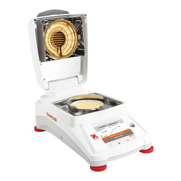OHAUS Moisture Analyzer MB120 Moisture Analyzer Halogen Drying Technology 110g Capacity, 0.1% Readability